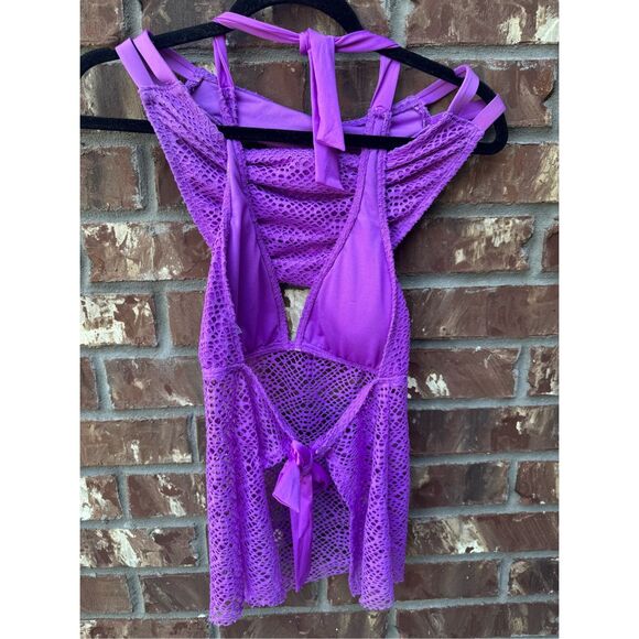 Mossimo 2 pieces swimsuit size small color purple new without tag in excellent c - Picture 5 of 11